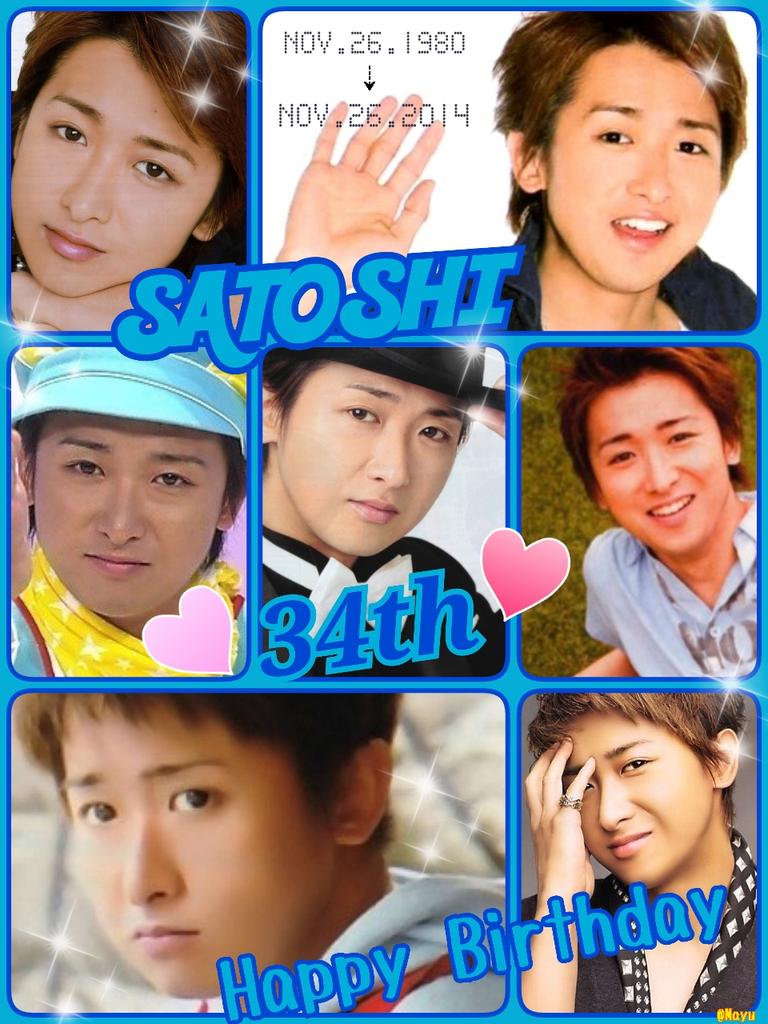  Satoshi Ohno 34th .*   Happy Birthday +°  *.              ` 3 )* ).   )` ´)                             