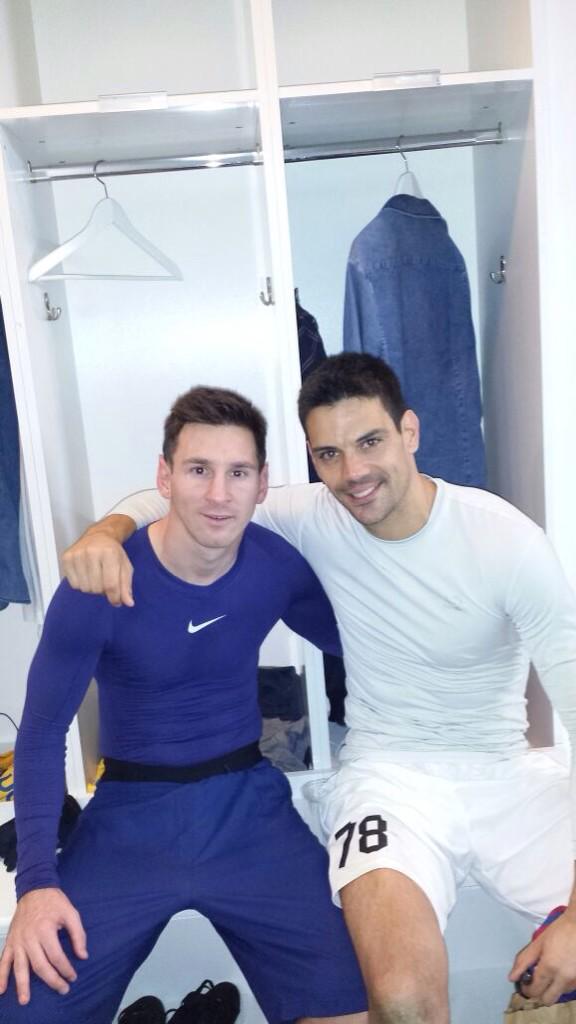 urkopardo's tweet photo. Felicidades Leo.No quería que pasara esta noche pero sois muy buenos.Eres un crack dentro y fuera de la cancha.Suerte http://t.co/DVZVKxZb6J