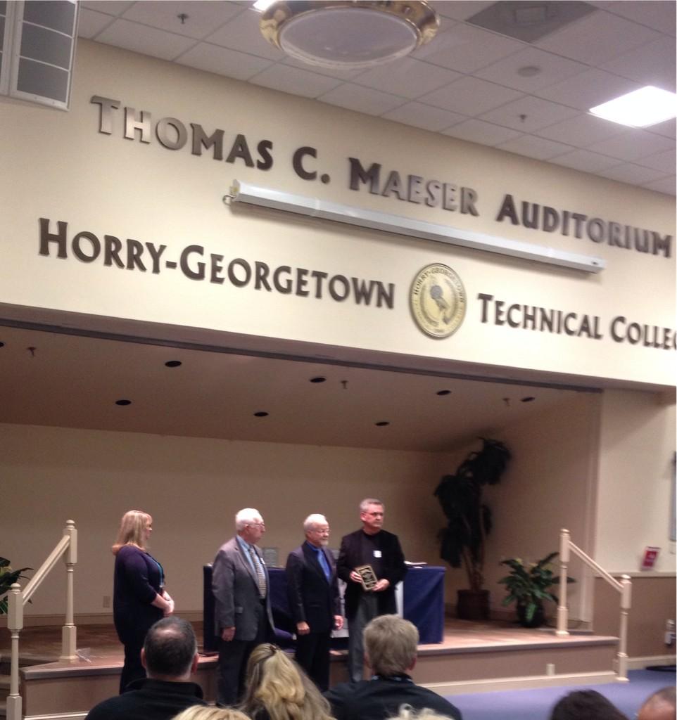FrechetTECH's tweet photo. Very proud of our GCSD crew Mr. Gehrman &amp; @ItsThatJenny #grandstrandtechcouncilawards @KTech8 @freshd85 http://t.co/ecQTVQtHkw