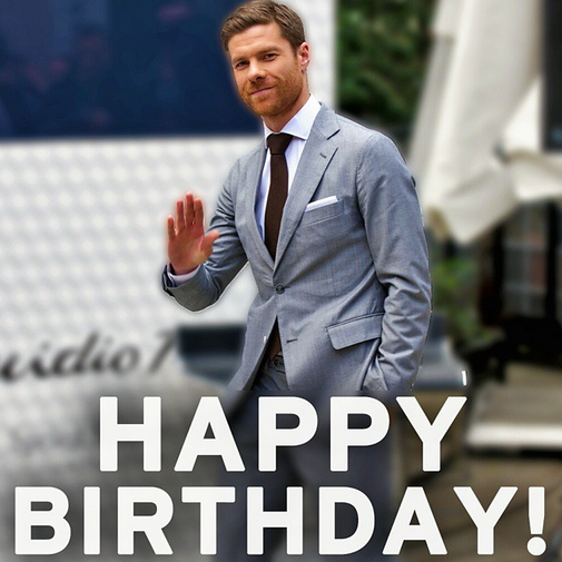 Bayerns (  account wished Xabi Alonso ( a happy 33rd birthday. 