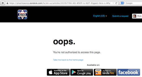 riggedgames's tweet photo. Please retweet: WSOP has locked me out of their "No we're not rigged" discussion thread: http://t.co/yJfhvsenB9 http://t.co/EkciEEgTBk