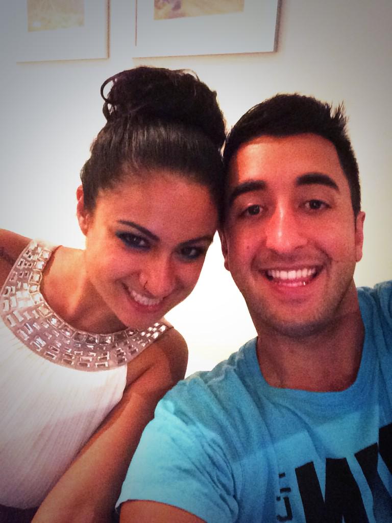 RosesJason's tweet photo. Reunited with this girl. Apparently the votes are so close get voting everyone x @BBAU9 #BBAU #PriyaBBAU #JasonBBAU http://t.co/BwW9SGusWz