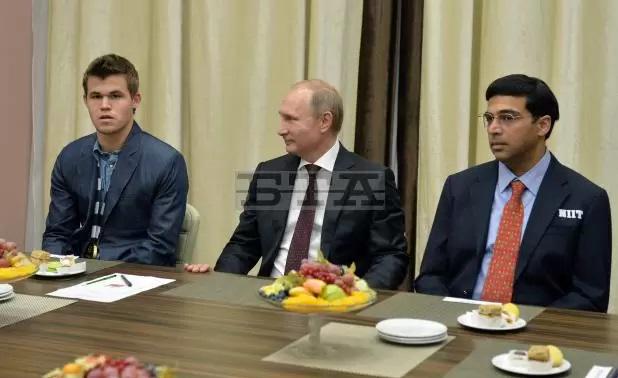 Anand, Putin and Carlsen at the closing ceremony. Share your views from the world chess championship 2014.