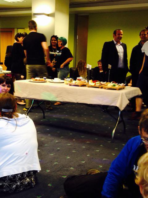 The twibe have gathered at HQ anxiously waiting for 6pm announcement for gigatown