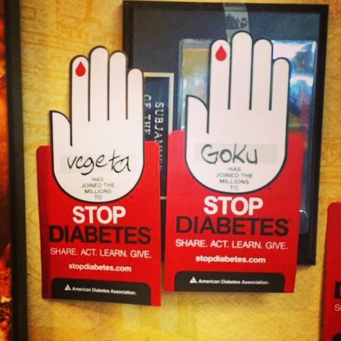 WorldOfDBZ's tweet image. Fight Diabetes.. #DBZStyle