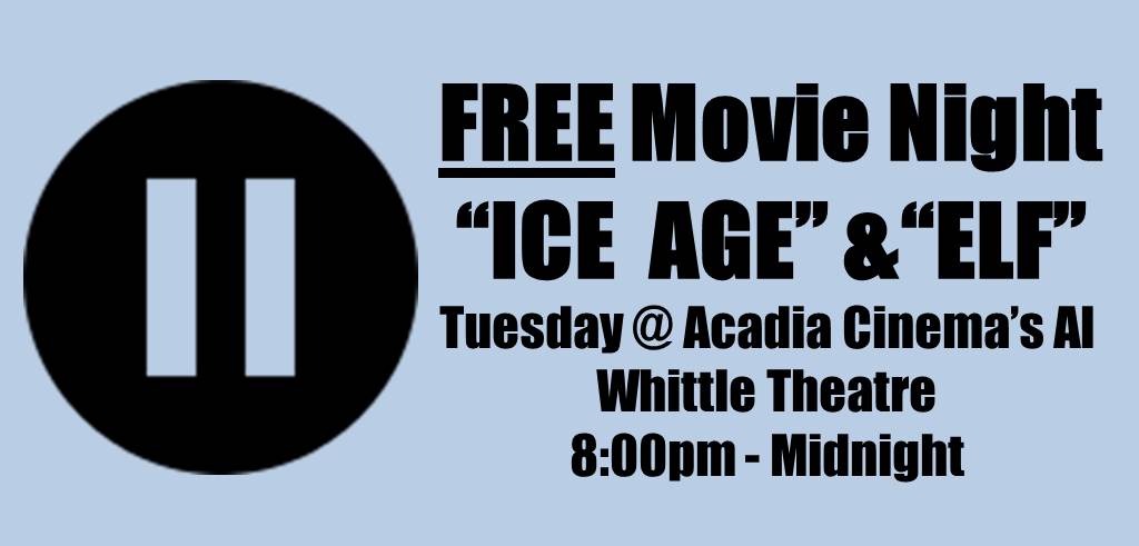 AcadiaMHS's tweet photo. Elf will be starting at approx 930 :) Happy Chill Week! #acadiau http://t.co/4Okjlfw3GB