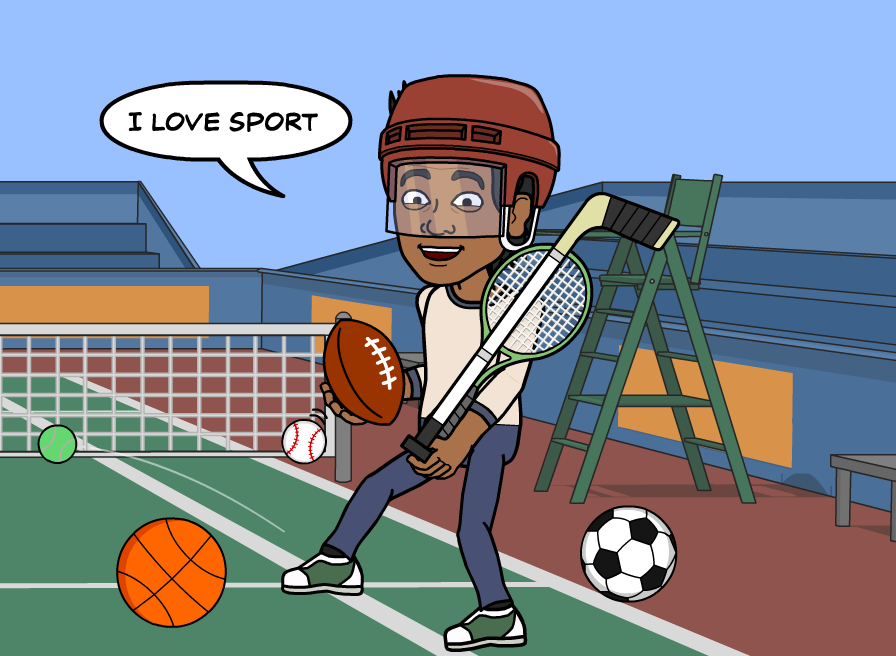 AndresGA1911's tweet photo. Andres just loves sports! #bitstrips http://t.co/rpsDOaZ0XG