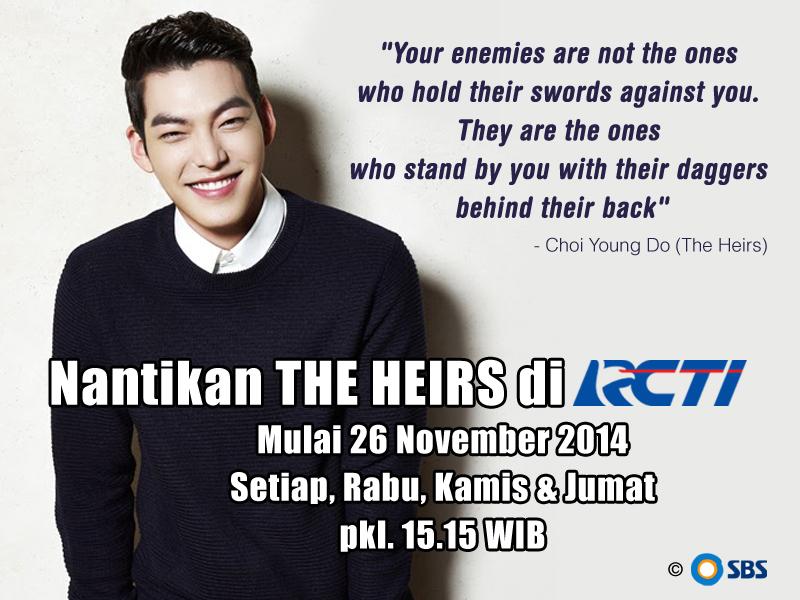 SalahGaulSMTown's tweet photo. RT @OfficialRCTI: Sore ini #TheHeirs tayang perdana mulai pkl 15.15 WIB hanya diRCTI http://t.co/NAB0F673EZ