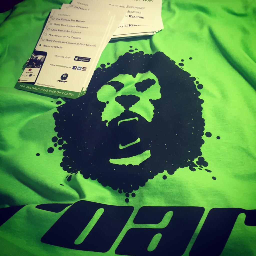 RoaringApp's tweet image. 100 shirts and 5,000 flyers ready for our launch this weekend at the Iron Bowl! #roar #startup #ironbowl #rivalry