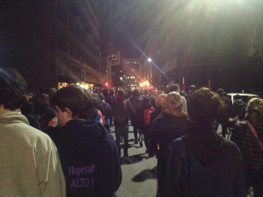 RachelHoffmanMD's tweet photo. Feet in #Oakland heart in #Fergsuon http://t.co/qIAYKw6ZjO