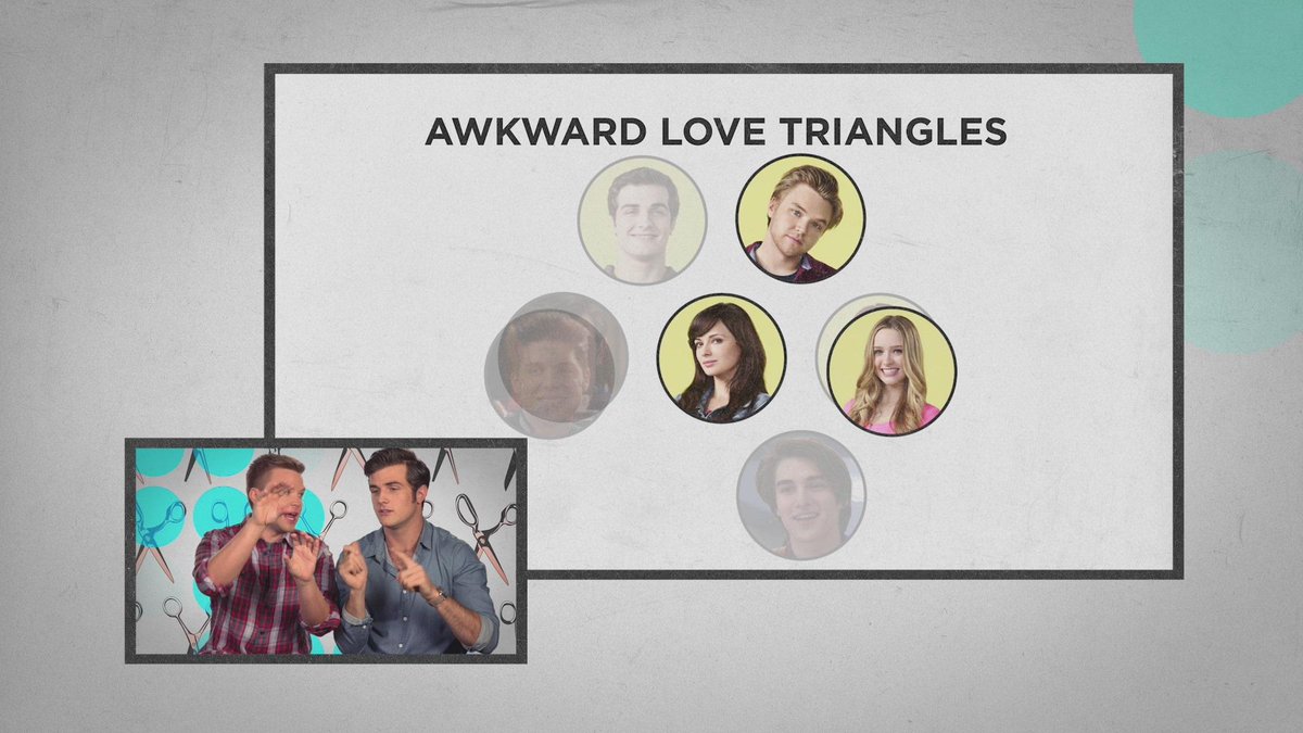 GirlCode's tweet image. The love triangles on @MTVAwkward are endless. #GirlCode