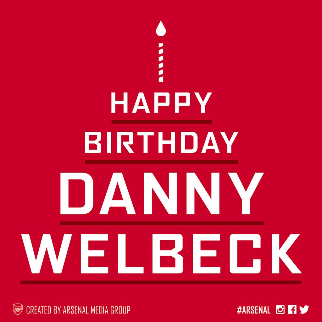 Happy birthday Danny Welbeck 