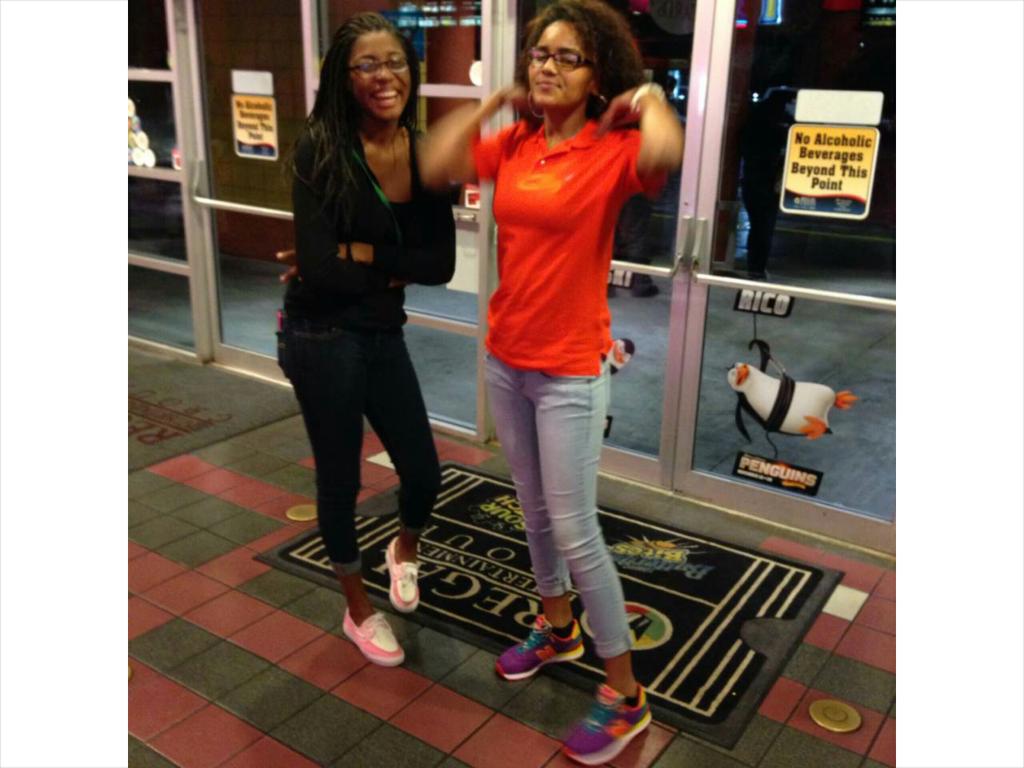 shaniaaaaaa__'s tweet photo. sista from anotha mista ... and muva 😈 #mayaaaa #latenights http://t.co/PwqxkRimT8