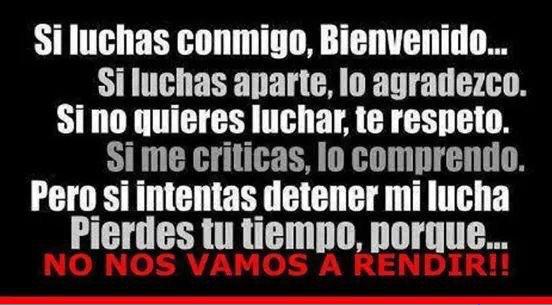 Buendia_Tunel's tweet photo. !! Si luchas conmigo !! Bienvenido .... #TodosSomosCompas  #YaMeCansé  #AccionGlobalAyotzinapa http://t.co/Zmwe6TzAOQ