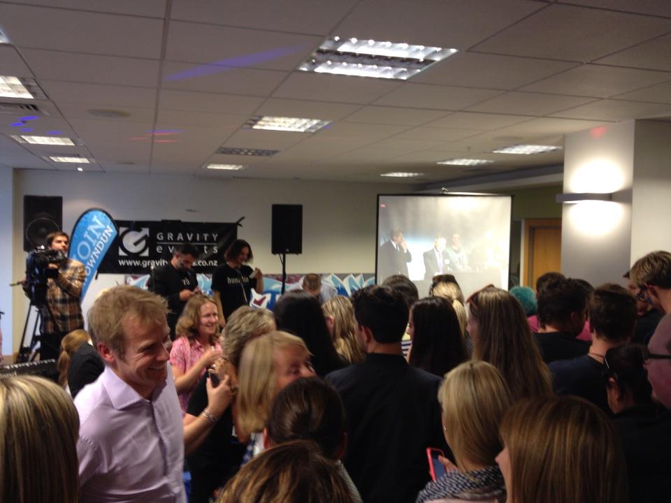 #gigatowndunedin is the winner. <a href="/MayorDaveCull/">Dave Cull</a> livestream speech to <a href="/gigatowndunedin/">GigatownDunedin</a> HQ #dunnerstunner