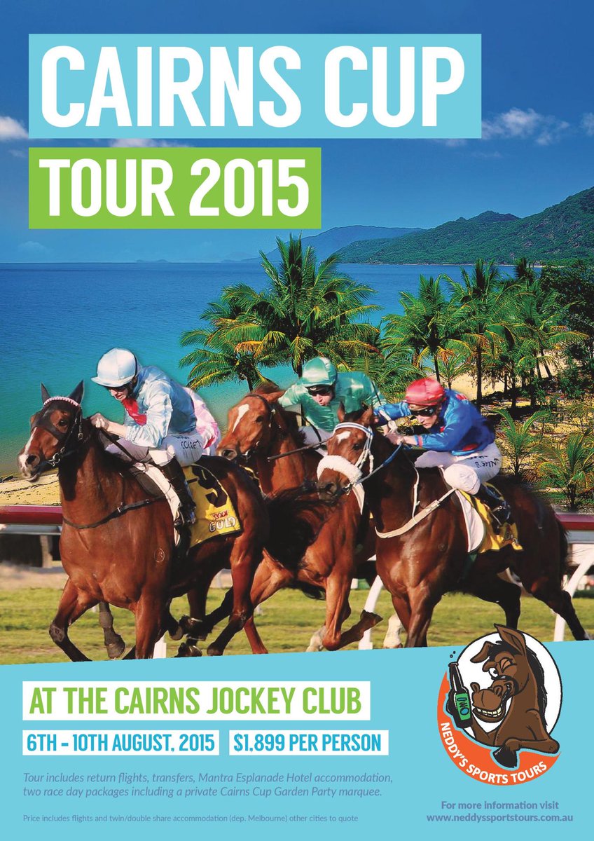 NeddysSports's tweet photo. Cairns Cup 2015 itinerary at http://t.co/J94Rsp8qQF http://t.co/8qnxZRXXYt