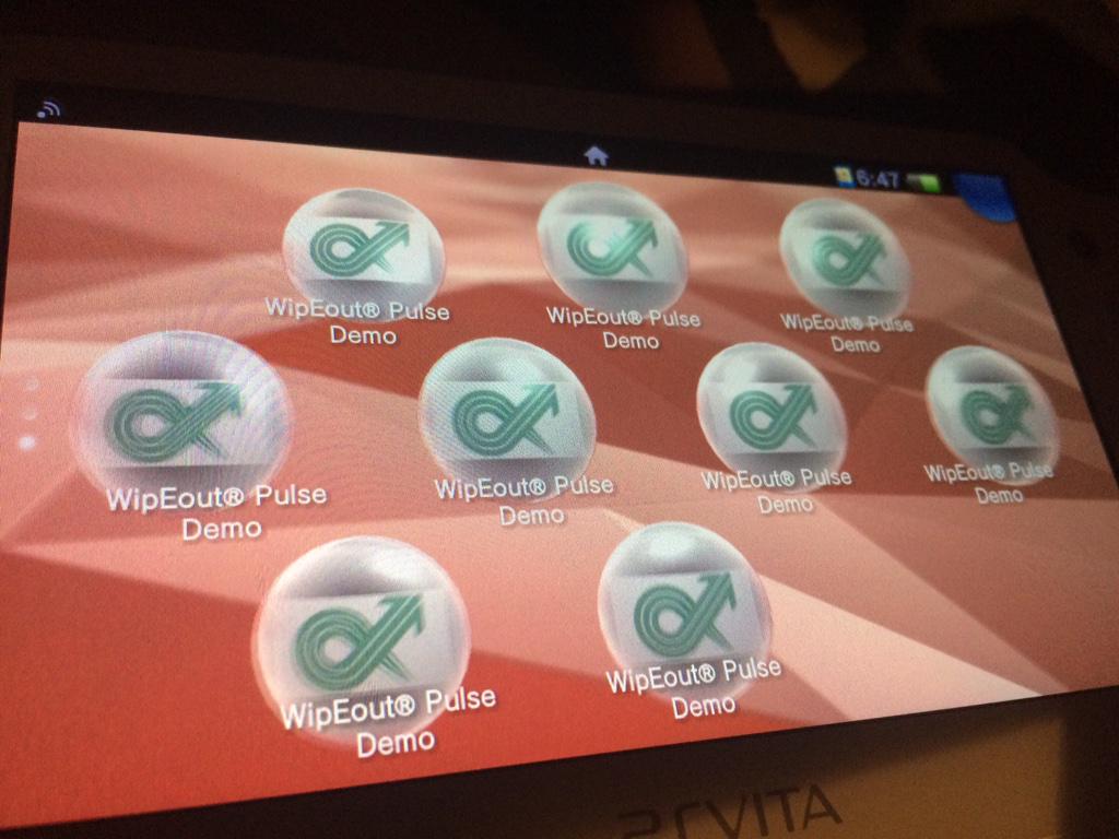 The_Zett's tweet photo. Erm... Did... Did I break something or is this supposed to happen? #WipeOut #PSVita #VitaBubbles #CustomBubbles http://t.co/piipjnQGfC