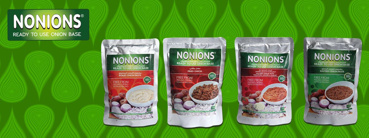 Nonions 100% Natural range of ready to eat food base!