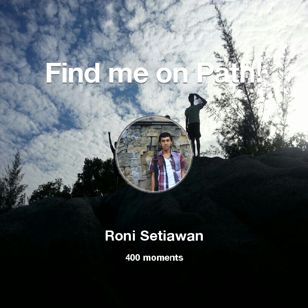 elsroni's tweet photo. I've shared 400 memories with my friends on #Path - see them now at http://t.co/OgKl8oTqsK! #thepersonalnetwork http://t.co/1FwPP7FtOG