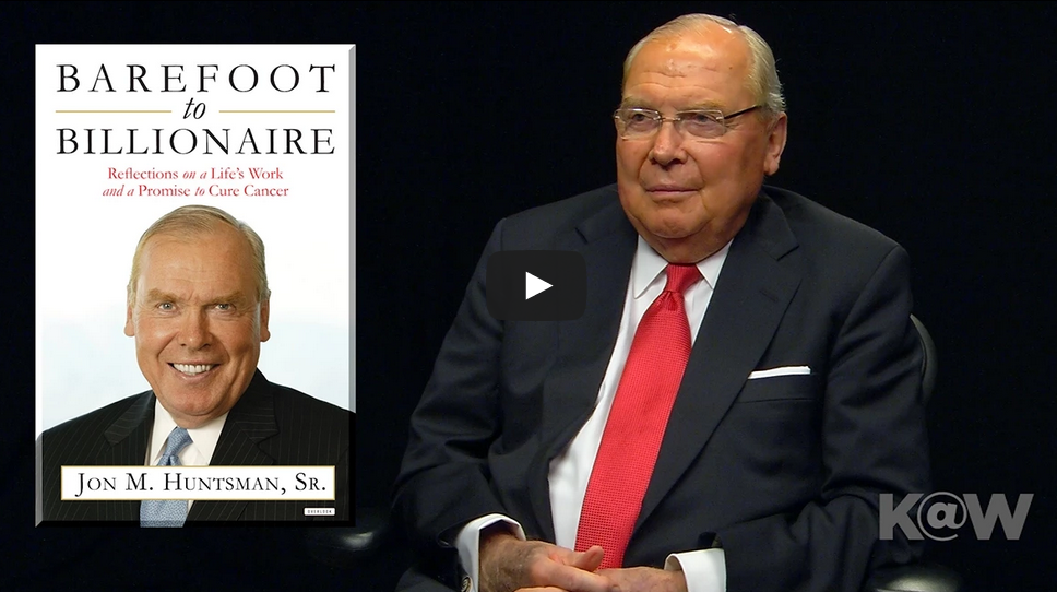 Wharton's tweet photo. Jon Huntsman Sr. #W59 built a fortune from #BigMac containers. Now he’s giving it all away: http://t.co/YVwSsgbMR0 http://t.co/GPJQuxG2QW