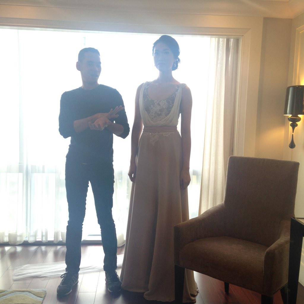 previewph's tweet photo. Chris Diaz's bride for #LoveMyth http://t.co/AXJEixJ6Rg