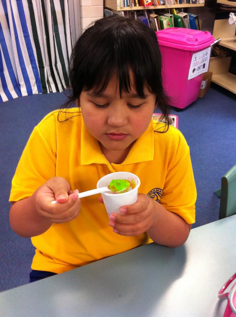 <a href="/CabraPS/">Cabramatta PS</a> Boosting talking and listening skills whilst making Jelly. Fun times!