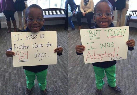 FosterLove's tweet photo. Adoption is powerful. #fostercare http://t.co/JOctuMuJkS