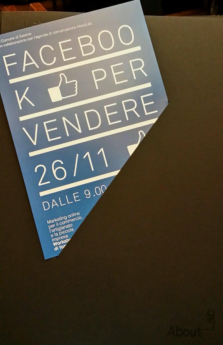 fraSommaripa's tweet photo. Facebook per vendere! Iniziamo! @aboutlab #aboutlab #socialpmi http://t.co/WVroV0RqW1