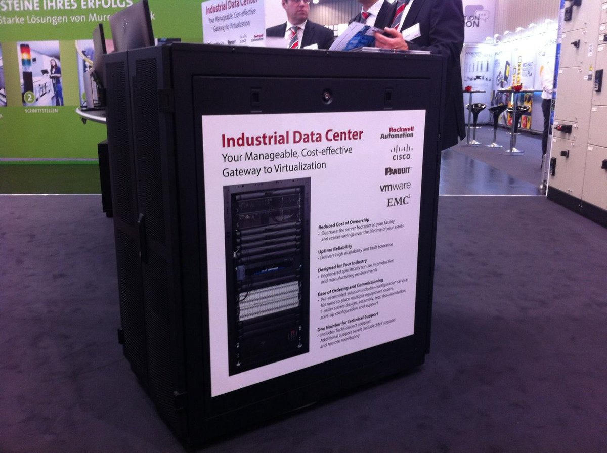 PanduitEMEA's tweet image. Partnering with @ROKAutomationDE our Micro Data Centre connects the plant to the enterprise network #spsdrives