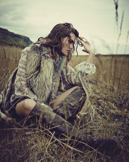 RohmirOR's tweet photo. Rohmir gilet in Harpers Bazaar Chech Republic! The creative spirit of Petra Wiebe (styling)  &amp; Andreas Ortner (photo) http://t.co/JnPOfgcdCJ