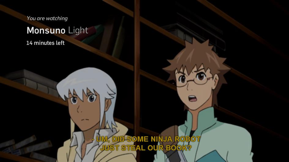 リド モンスーノ英字幕キャプチャ モンスーノ視聴会 チェイス よし 二手に分かれよう 手分けして奴を捕まえるんだ ドーンマスターの第一印象はninja Robot Http T Co Pva0lfziuf Twitter リド モンスーノ英字幕キャプチャ モンスーノ視聴会 チェイス よし 二手に分かれよう 手分けして奴を捕まえるんだ ドーンマスターの第一印象はninja Robot Http T Co Pva0lfziuf Twitter