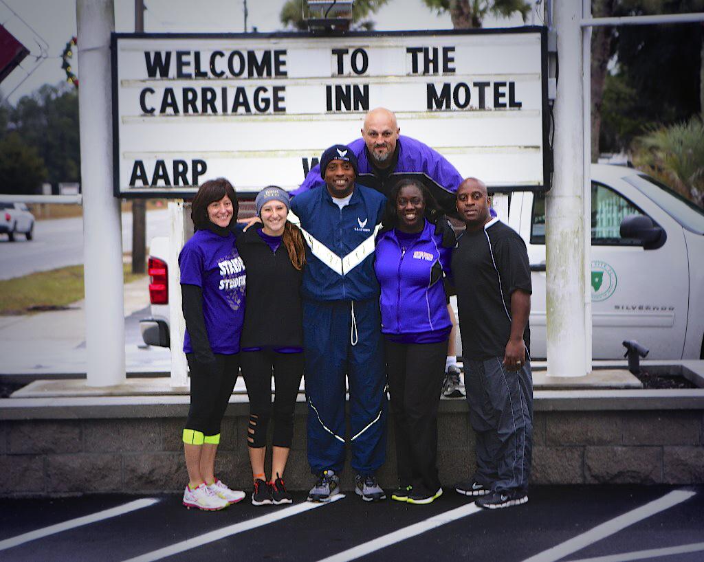 GetRivable's tweet image. sly_ronnie: RT WSBearAthletics: Day 5 Coach Clark off and walking! #OckyOnEllen #usatoday #Strides4Students #sac...