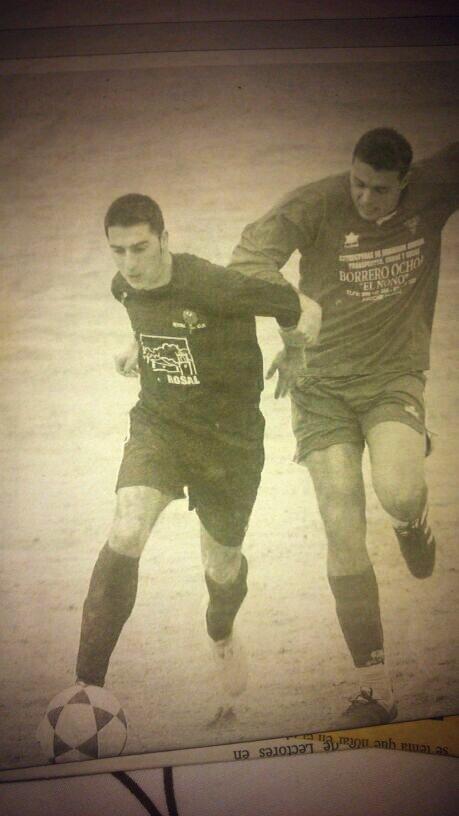 Nuestro crack <a href="/davidlopezserr1/">David López</a> en un partido contra ArocheCF esperamos grandes cosas de ti el domingo. #ROSALCF
