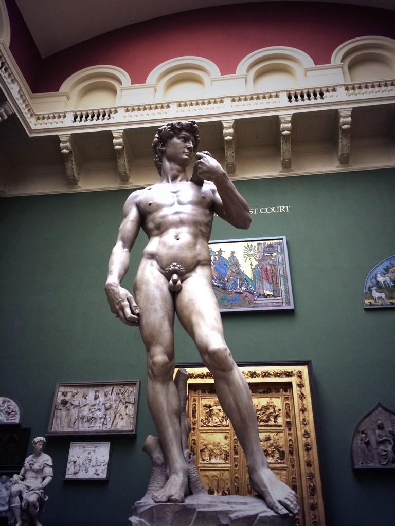 ALTOmagazine's tweet photo. The awe-inspiring David by Michelangelo at the @V_and_A's newly refurbished Weston Cast Court http://t.co/IYpuF1EMZR
