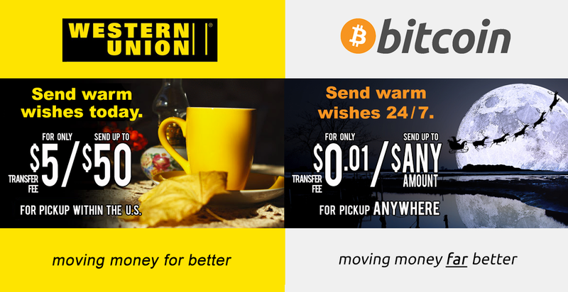 ransu's tweet photo. Here is that Western Union vs. Bitcoin parody ad that made WU to sent take down notices left and right #bitcoin #lol http://t.co/9cVRckPcsL