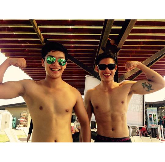 dailyhotdudes's tweet photo. Shirtless x Pit shot. Miguel and Chad.   Hot or Not? http://t.co/YTZoXZdzAd