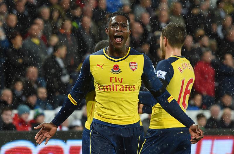 Legend " Happy 24th bday to Arsenal and England striker, Danny Welbeck.Hes scored 5 in 12 for the Gunners. 