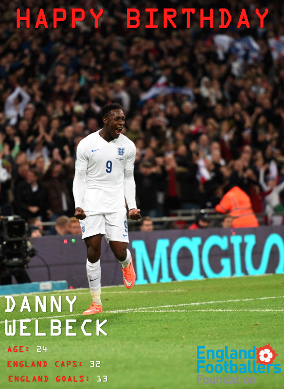 Happy Birthday to striker Danny Welbeck 