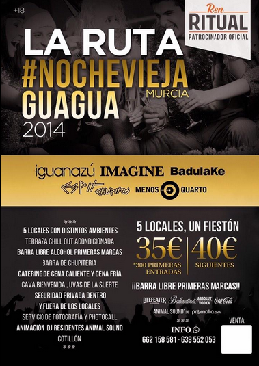IsabelRubio4's tweet photo. Esta Nochevieja la mejor fiesta está en @NocheviejaMur14 ! Consigue ya tu entrada por 35€!! +info MD o WP 662225535 http://t.co/LdmNikQFMV
