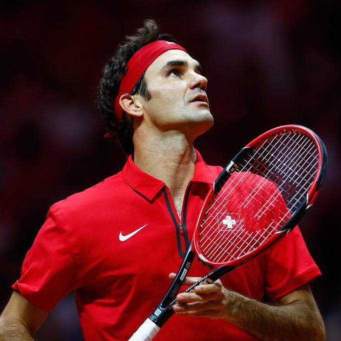 MathildeMatmut's tweet photo. "Plus je le vois jouer plus j'aime le voir jouer et moins certains joueurs m'intéressent " #Federer #Maestro #Icon http://t.co/ShMKzrN0Bm