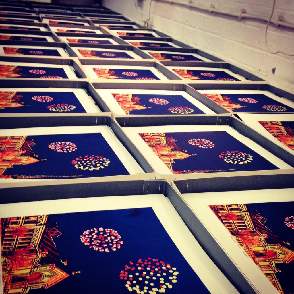 LucePrints's tweet photo. My biggest print run yet - it was a breeze - no worries at all (ahem...) #ELPboxset http://t.co/MWYNEWavXX