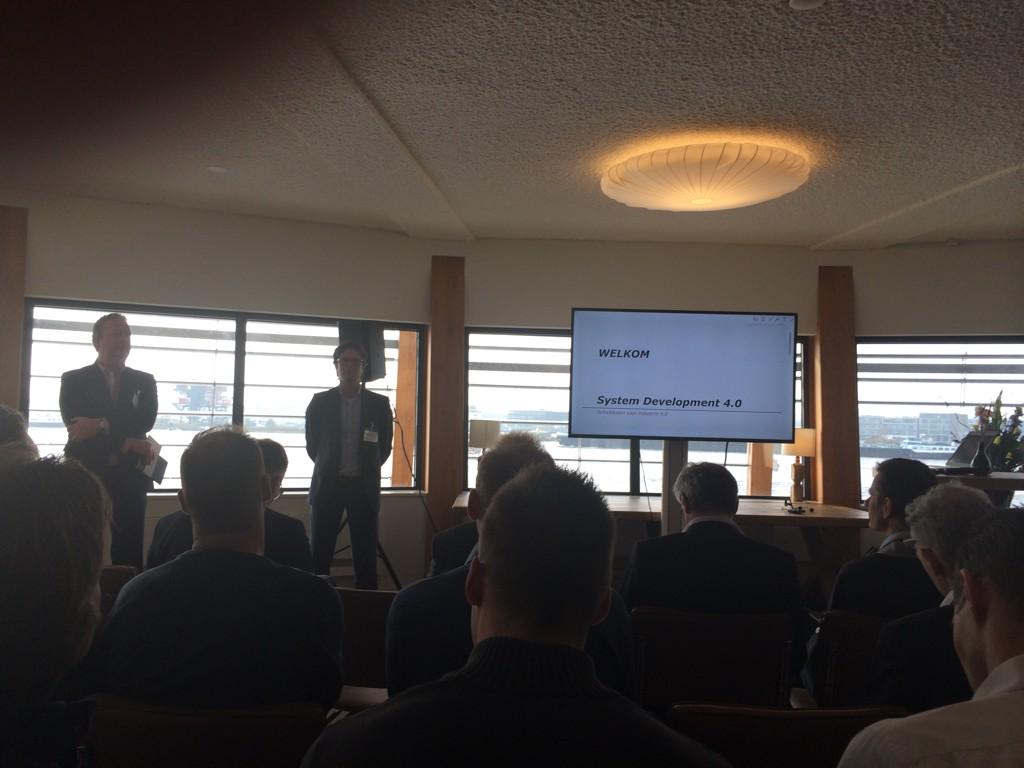 RobertPelgrim's tweet photo. Ook wij kijken naar het principe 'system development 4.0' http://t.co/Pfq9bhuh8a