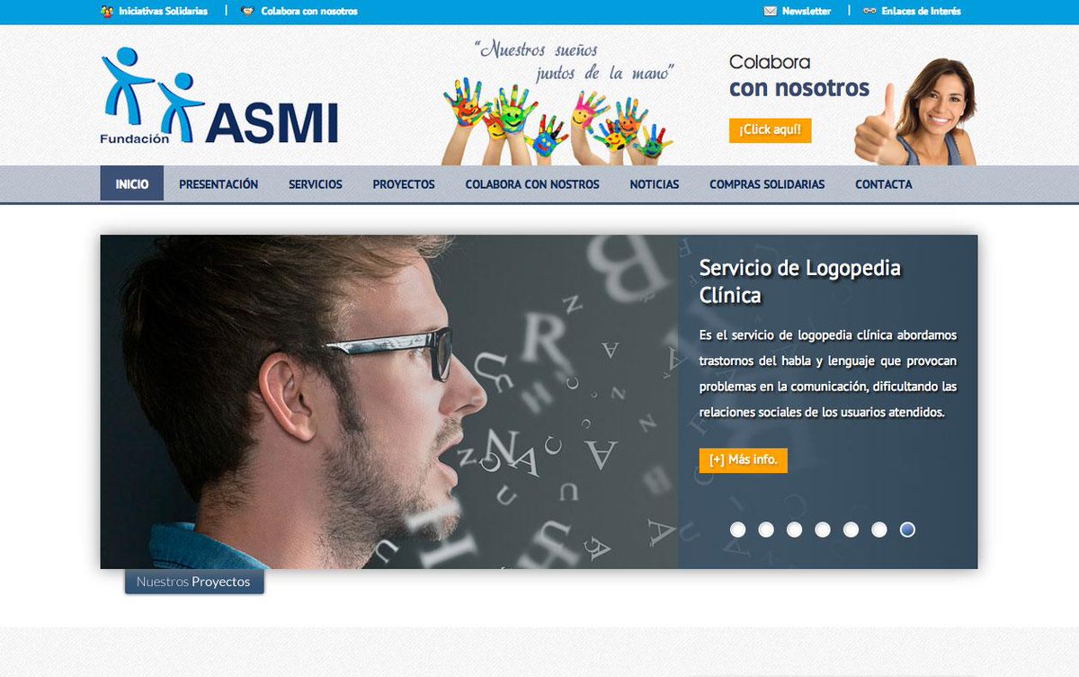utopiaes's tweet photo. Renovamos el aspecto de la web de la Fundación Asmi.
http://t.co/mXBQInZMHa http://t.co/FkkmHEkwFh