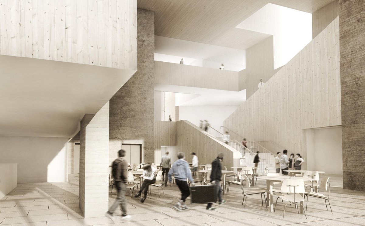 The internal images of the FCBS Birmingham Conservatoire look especially nice.. 
architectsjournal.co.uk/news/fcbs-reve…