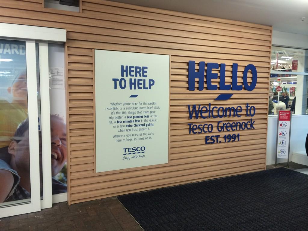 richardmb26's tweet photo. A long time since I have been to Greenock Extra. Unrecognisable!!!GM and New Look transformed the store. http://t.co/QxOuGiVUtC