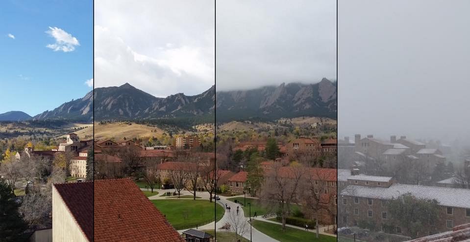 earthposts's tweet image. 4 hour time lapse in Boulder, Colorado