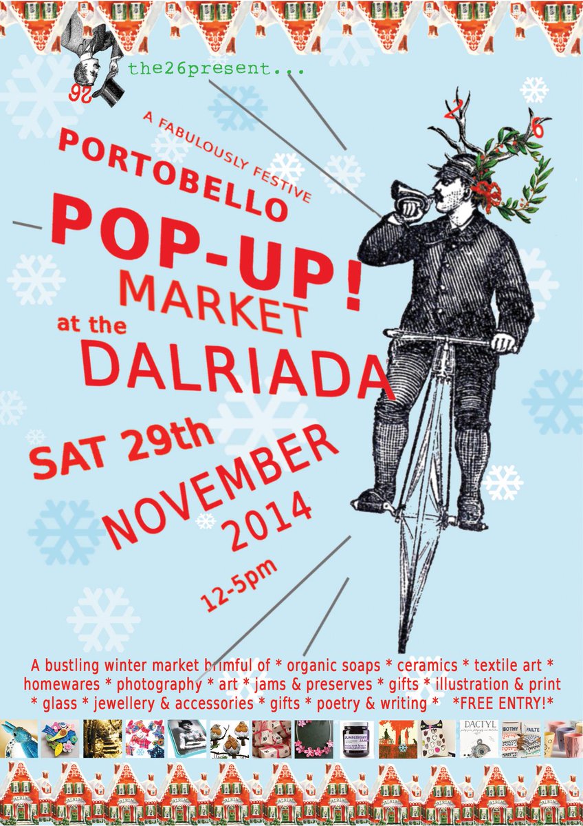 the26present's tweet photo. @dactylzine @JustBraw @CTDceramics @Blackbird_Alley @ElleandPea  @planetsoapco @materialised @DalriadaBar1 3 SLEEPS!! http://t.co/A7FaG4rvaI