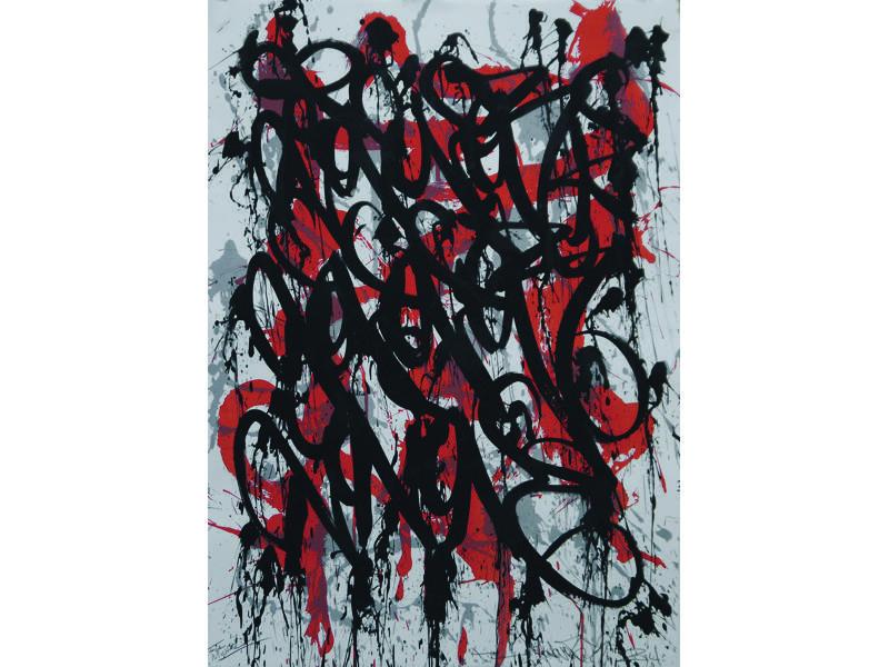MahmoudTall's tweet photo. "@SOON_PARIS: Zoom sur @JonOne156 : #JonOne, Red Drips lithographie sur papier BSK Rives 270 gr,© @ArtAbs #SOONPARIS http://t.co/t06EHkr2GF"