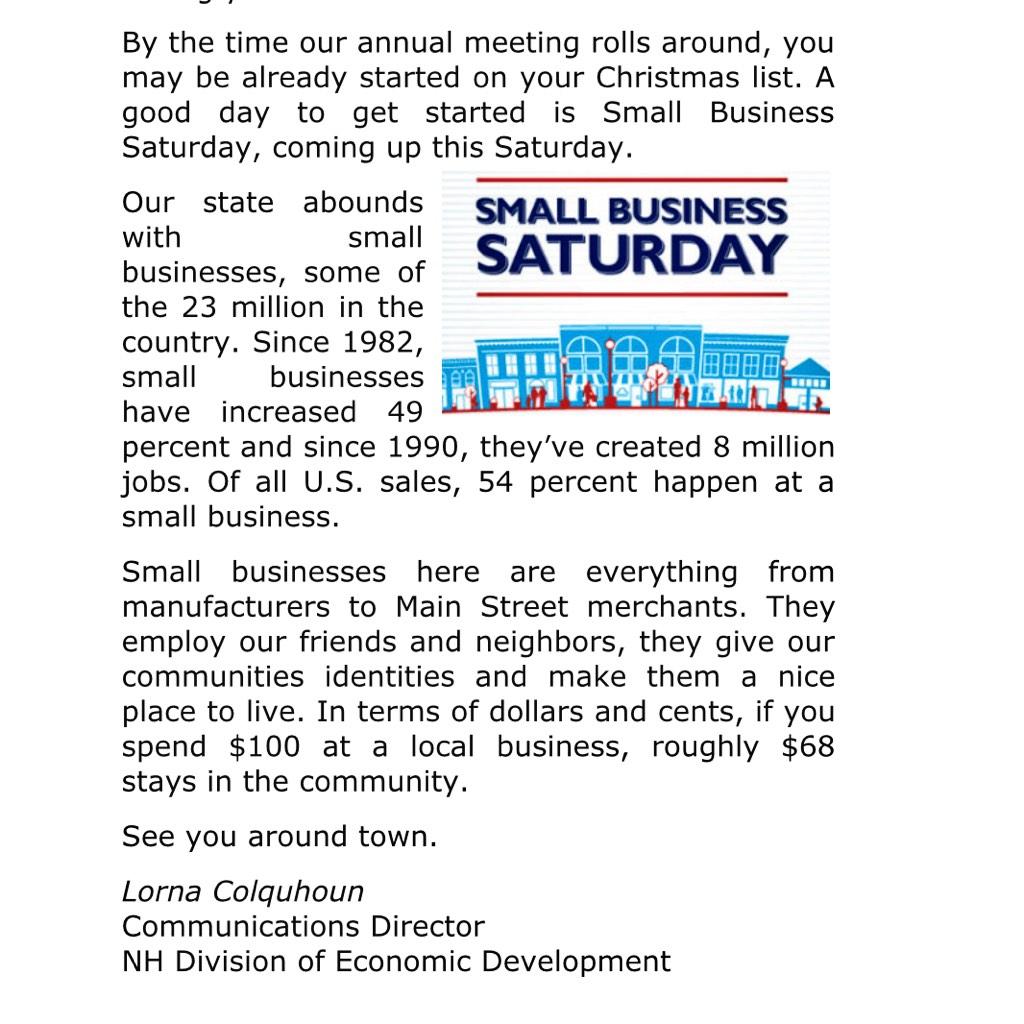EpiphaniesInc's tweet photo. "Of all U.S. sales, 54 percent happen at a small business." - via great @NHEconomy post: http://t.co/Rkia5qb67R
#NH http://t.co/7PQ7gf5UDj