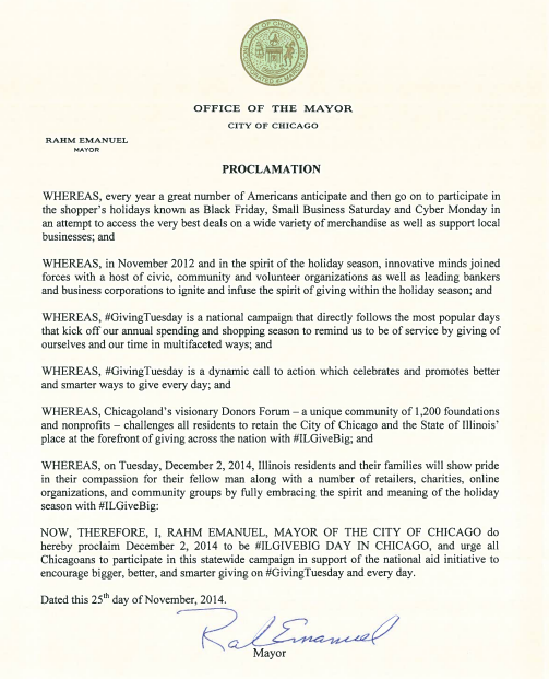 .<a href="/ChicagosMayor/">Mayor Brandon Johnson</a> is helping us transform how people participate in the giving season! #ILGiveBig